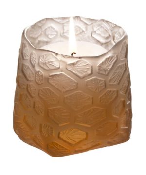 Coraux amber grey candle holder