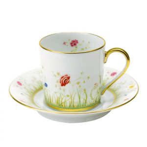 FLORALIES - Coffee Cup & Saucer Cylindrical  11cl