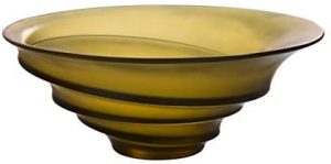 Olive green sand bowl - Limited edition  of 375 pieces