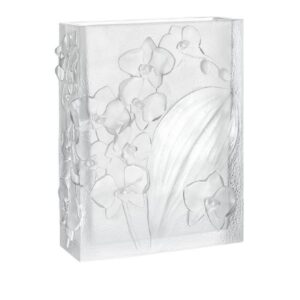 Orchid white vase - Numbered piece