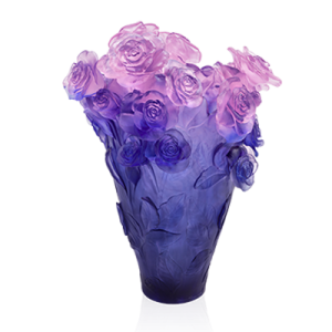 Rose passion blue pink magnum vase - Limited edition of 99 pieces