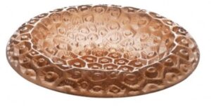 Small coraux amber bowl