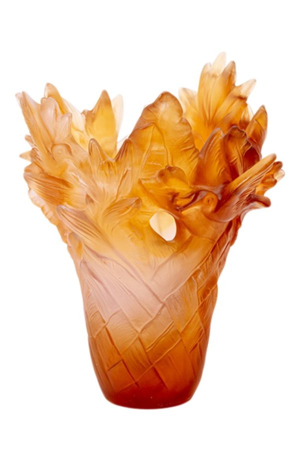 DAUM TRESSAGE PARADIS VASE MM N.