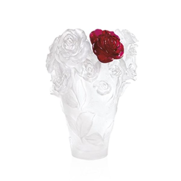 Daum Vase R P Vase Blanc&Leur