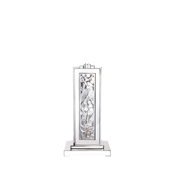 Merles et Raisins lamp
Clear and chrome crystal, polished steel
Numbered Edition
