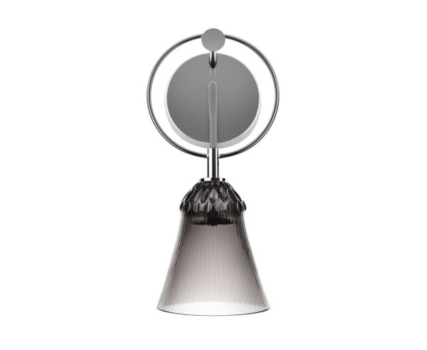 APOLLO
FLANNEL-GREY SCONCE
Existing in other colors : clear - amethyst - chartreuse green.