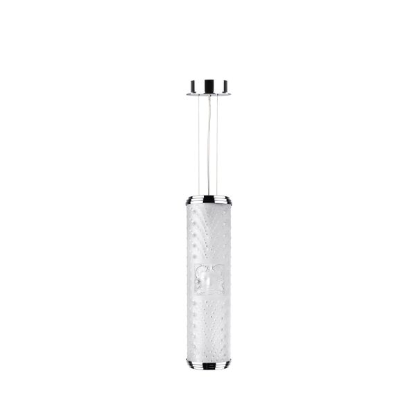 Coutard ceiling lamp
Clear crystal, chrome finish