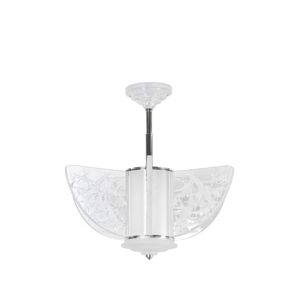Swallows chandelier
Clear crystal, chrome finish