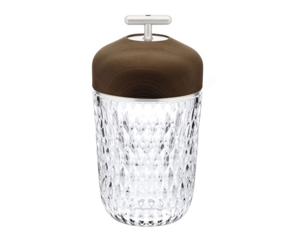 FOLIA
DARK WOODEN PORTABLE LAMP / Rechargeable lamp