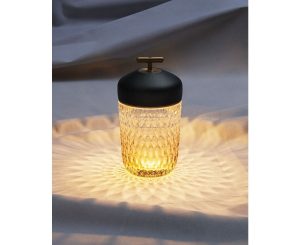 FOLIA
BLACK WOODEN PORTABLE LAMP / Rechargeable lamp