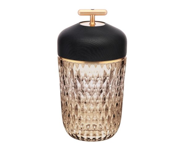 FOLIA
AMBER BLACK WOOD PORTABLE LAMP