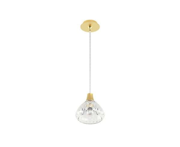 FOLIA
PENDANT LIGHT
CHROME-PLATED FINISH  / BRUSHED BRASS FINISH - Image 2