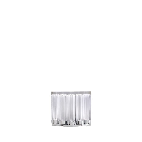 Orgue wall sconce
Clear crystal, chrome finish