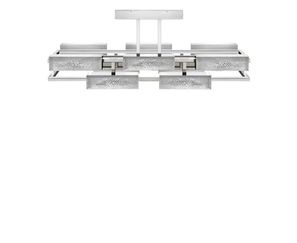 VIBRATION
10-LIGHT CHROME-PLATED FINISH CHANDELIER
Existing in other finishes: chrome-plated, pale gold.