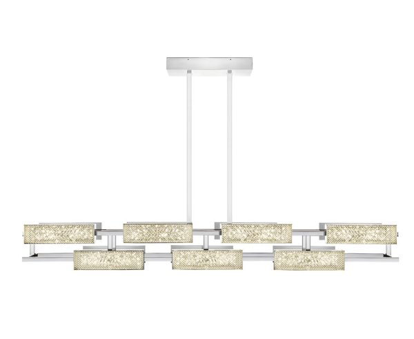 VIBRATION
14-LIGHT CHROME-PLATED FINISH CHANDELIER
Existing in other finishes: chrome-plated, pale gold.