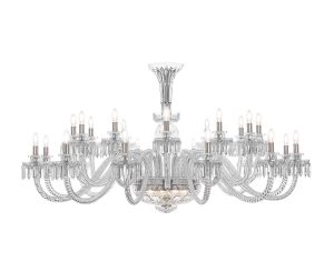 ROYAL
24-LIGHT HORIZONTAL CHANDELIER LIGHTED BOWL
Royal is the iconic Saint-Louis lighting collection. Infinite possibilities for modularity and customisation, always timeless designs.