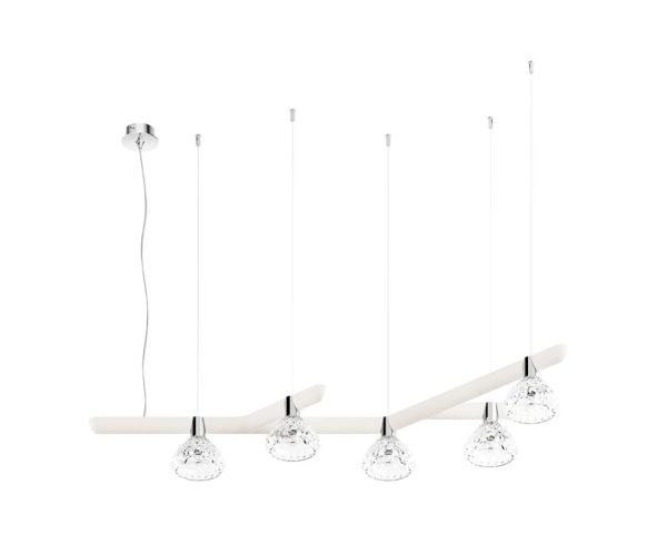 FOLIA
5-LIGHT 45° UNIT DARK WOOD PENDANT LIGHT
existing in other finishes : clear wood, brushed brass / white wood, chrome-plated metal - Image 2
