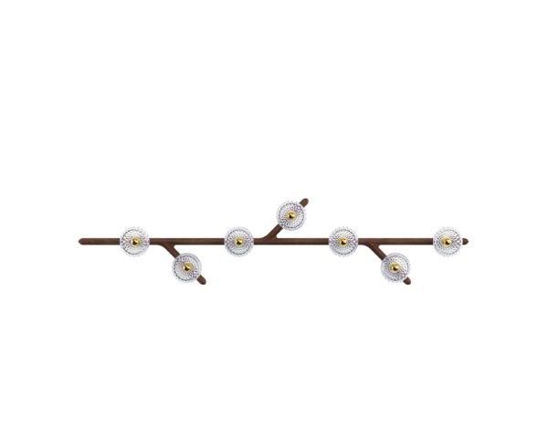 FOLIA
7-LIGHT LINEAR WALL MODULE IN LIGHT WOOD
Available in other finishes: light wood, brushed brass / white wood, chrome metal - Image 2