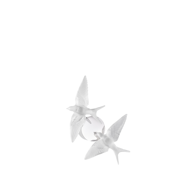 2 Swallows Wall Sconce
Clear cristal, chromed metal