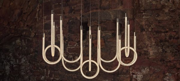 TORSADE
Horizontal 10-light crystal chandelier - Image 2