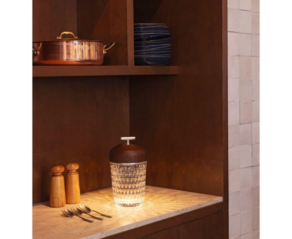 FOLIA
DARK WOODEN PORTABLE LAMP / Rechargeable lamp - Image 2